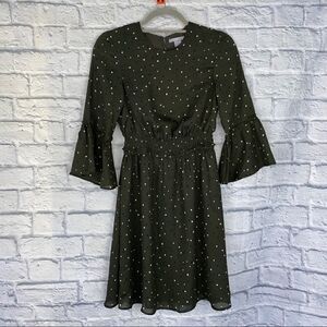 H&M polka dot dress w/elastic waistband size 2
